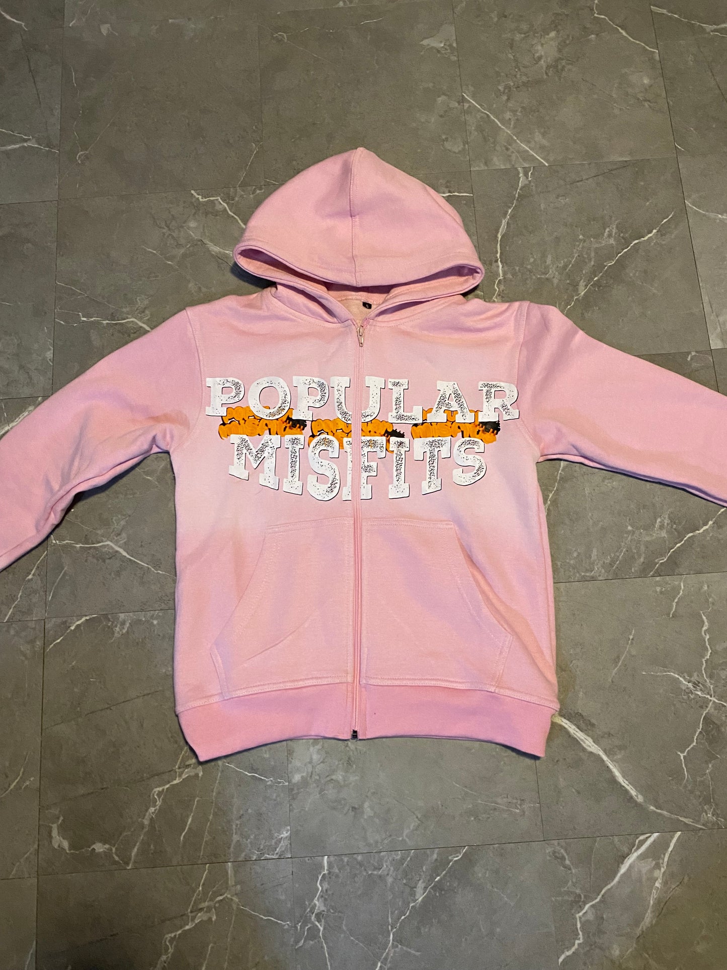 “LMND PASTEL” Zip Fleece Hoodie