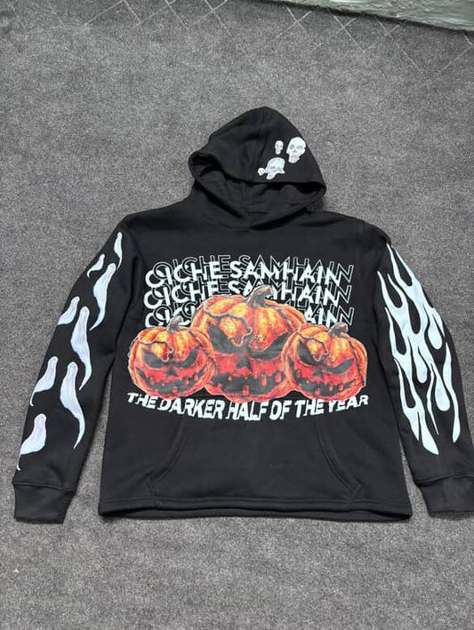 “OICHE SAMHAIN” Black Hoodie
